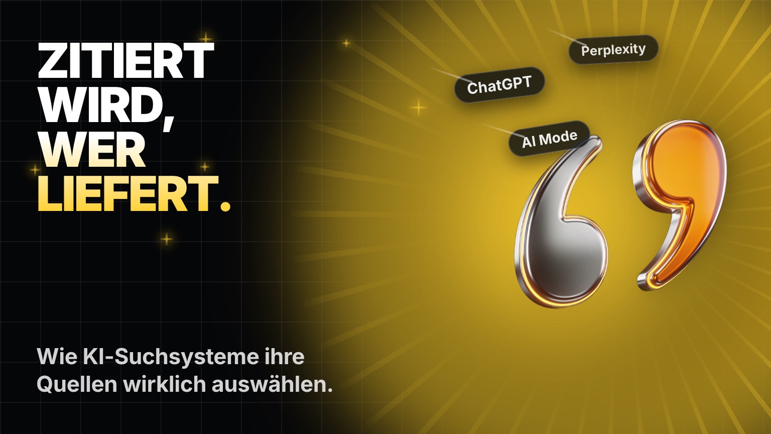 Generative Engine Optimization: Wie generative KI-Suchsysteme ihre Quellen auswählen